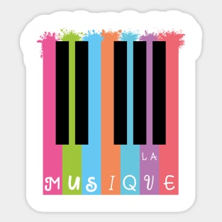 LA Musique Sticker